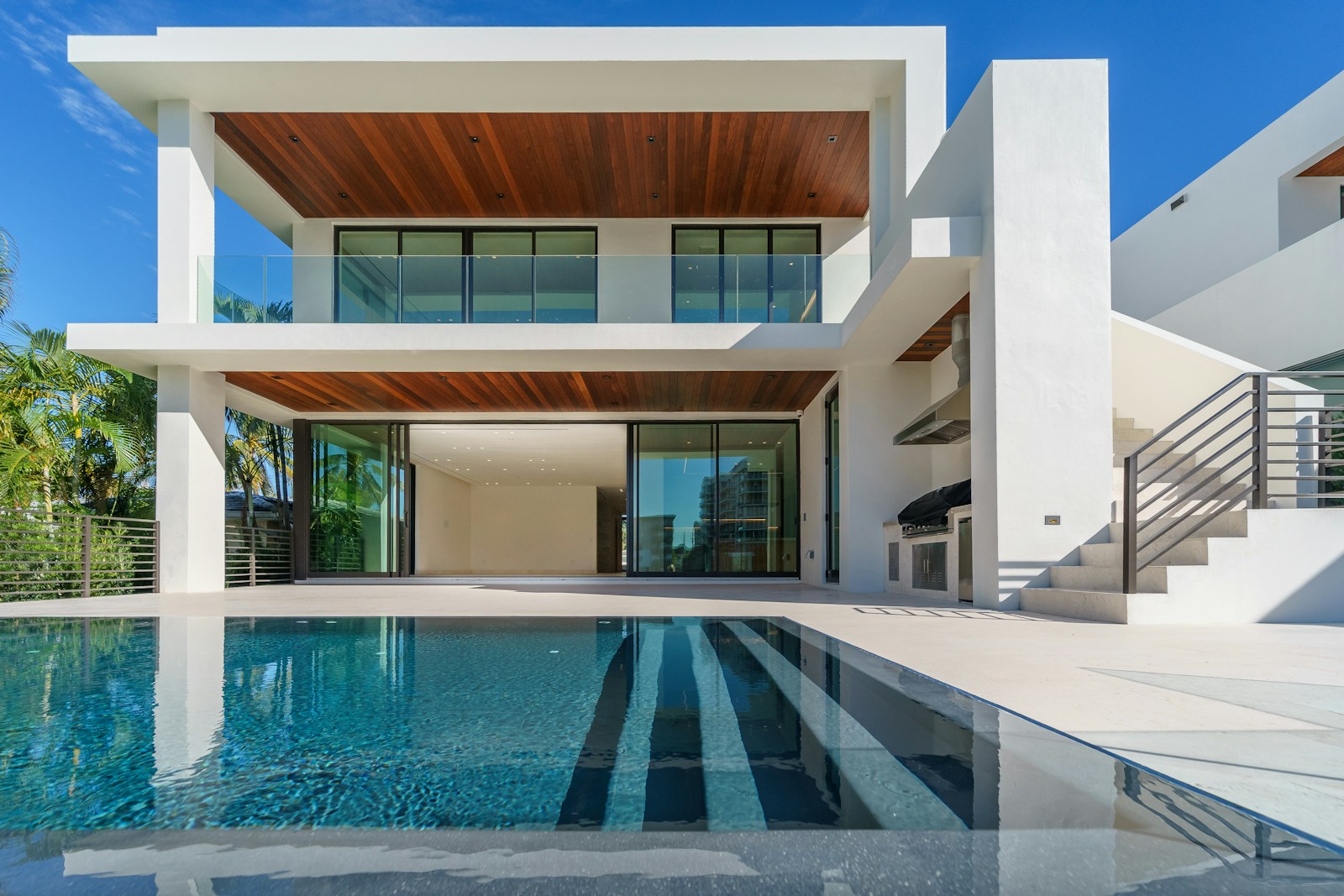 Modern retreat with a private pool